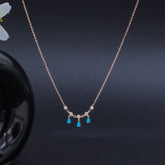 Rose Gold-Plated Handcrafted Pendant Chain